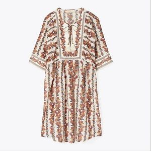 TORI BURCH cotton silk blend tunic beach dress